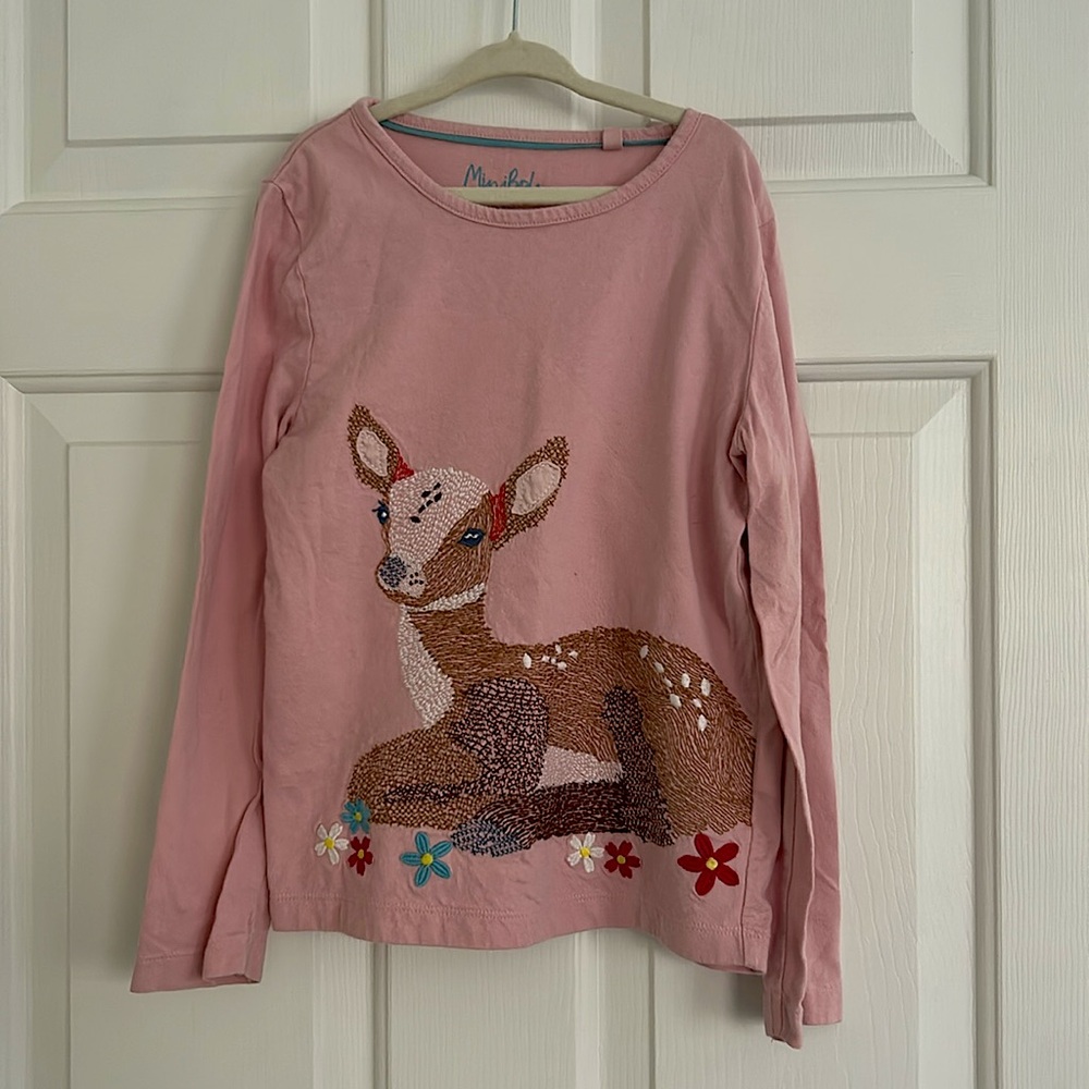 Mini Boden girls long sleeve top